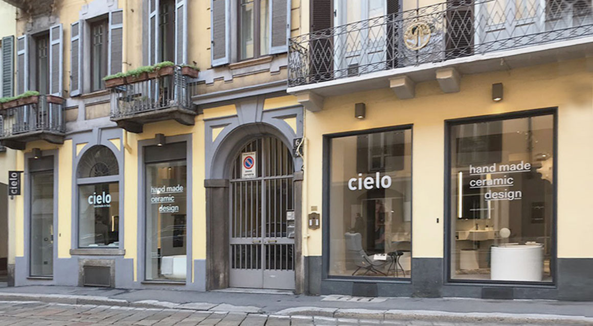 Ceramica Cielo expands its showroom in the heart of Brera