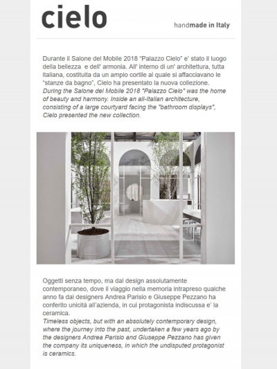 Milano Design Week<br />10/05/2018