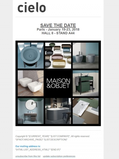 Maison&Objet 2018<br />12/01/2018