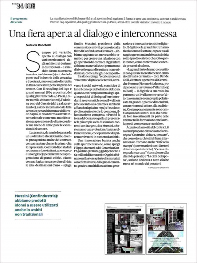 Il Sole 24 Ore<br />Settembre 2019