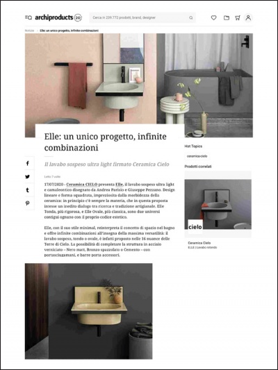 Archiproducts.it<br />Luglio 2020