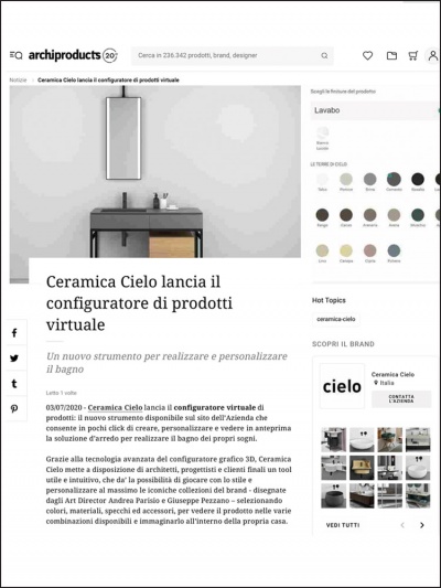Archiproducts.com<br />Luglio 2020