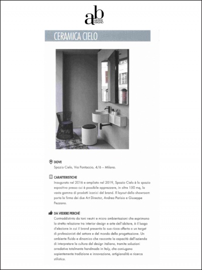 AB Abitare il Bagno<br />Maggio 2021