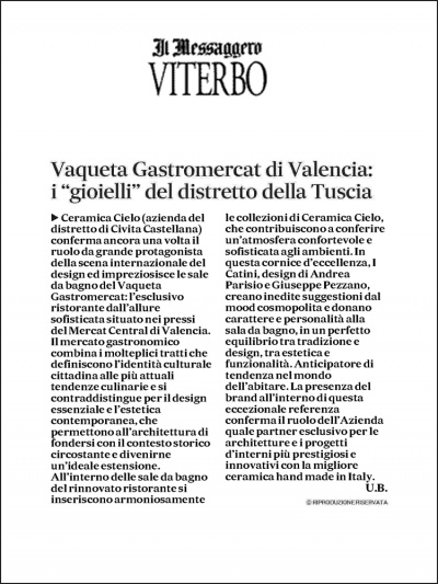 Il Messaggero di Viterbo<br />Giugno 2021