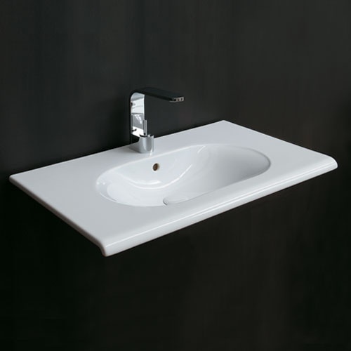 Wall-hung washbasin 100