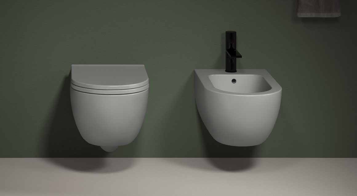 Wall-hung wc 48 rimless