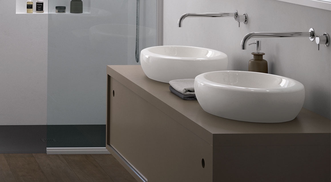 On top washbasin 60