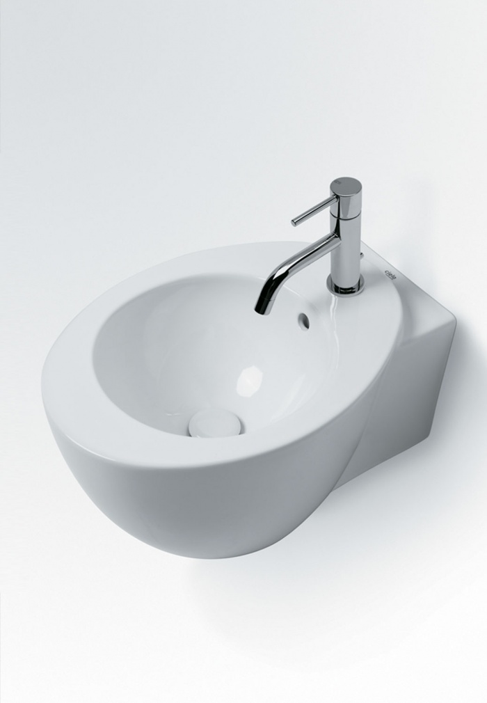 Lavabo suspendido 34 blanco brillo